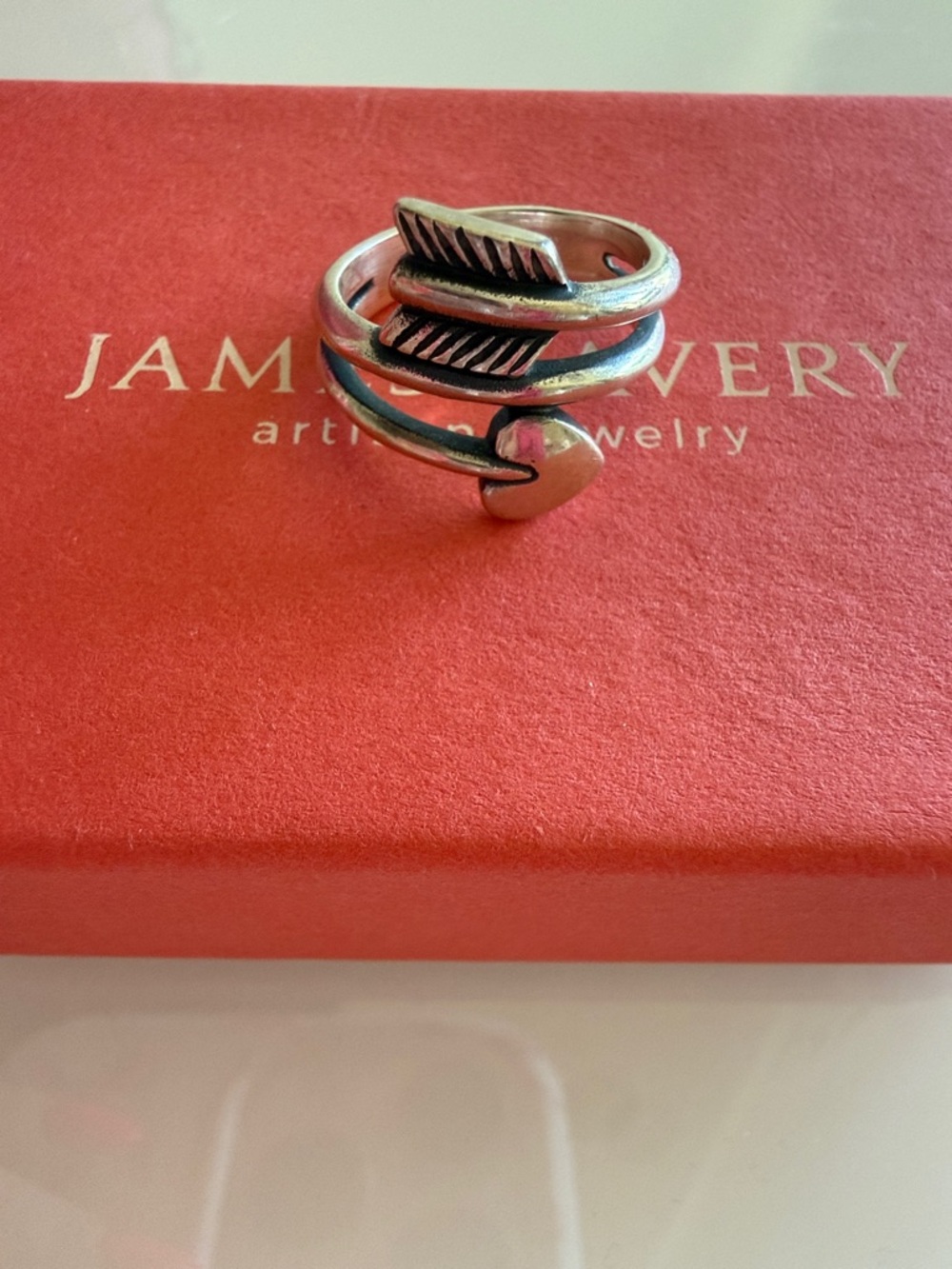 James Avery Double Arrow Wrap Ring - Silver